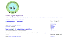 Desktop Screenshot of gormeengelliogrenciler.com