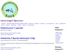 Tablet Screenshot of gormeengelliogrenciler.com